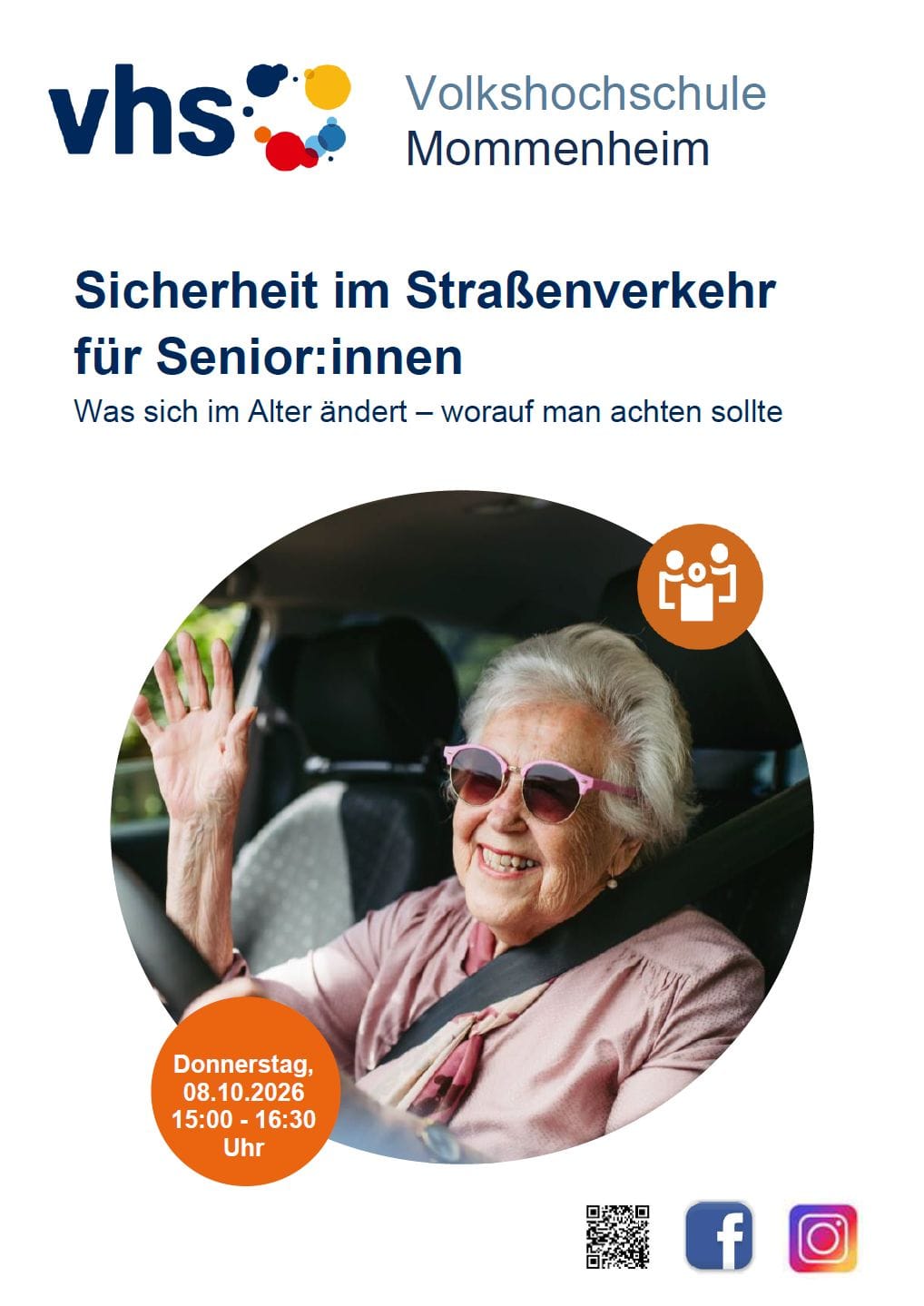 Sicherheit im Straßenverkehr für Senior:innen in Mommenheim